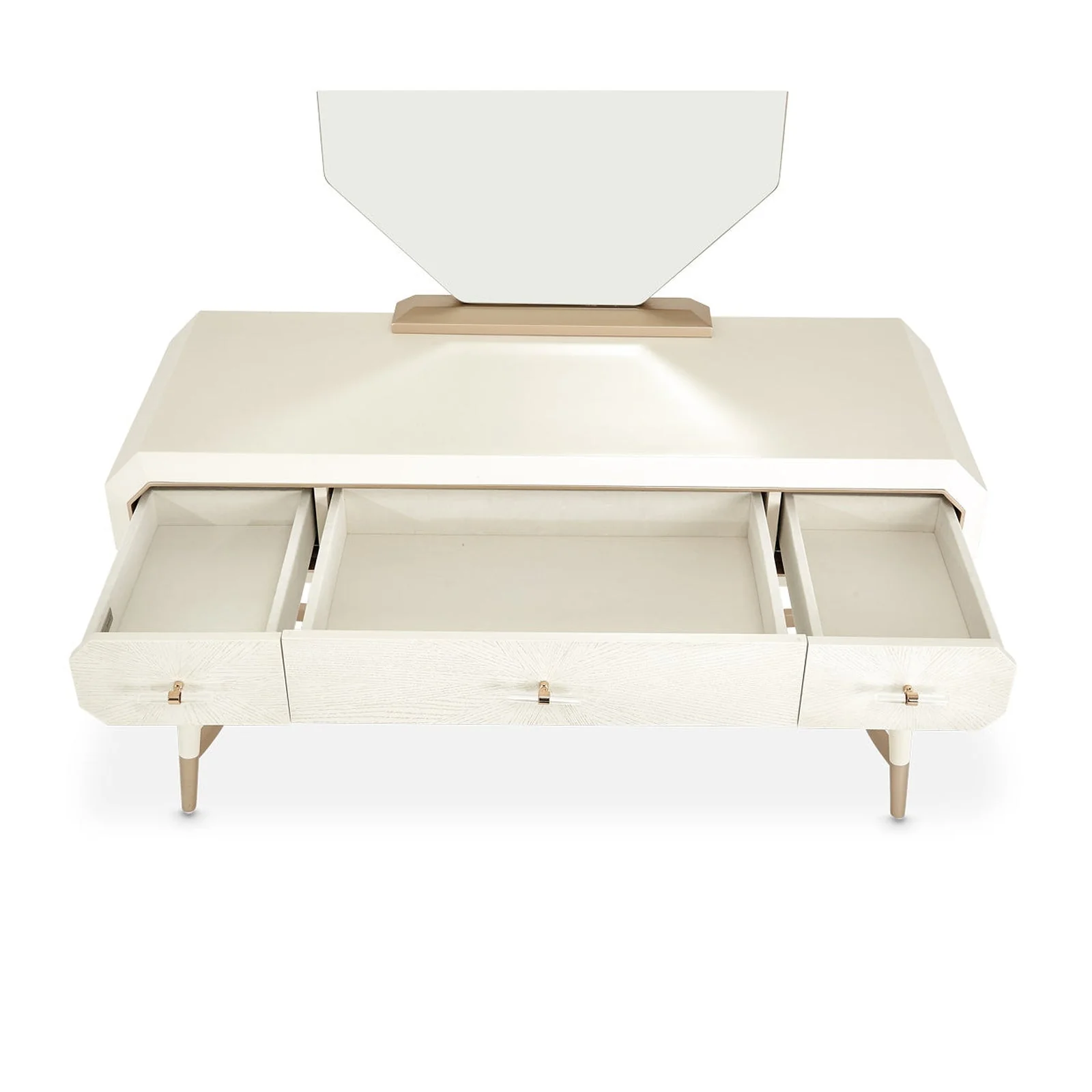 Michael Amini La Rachelle Vanity Desk - Image 8