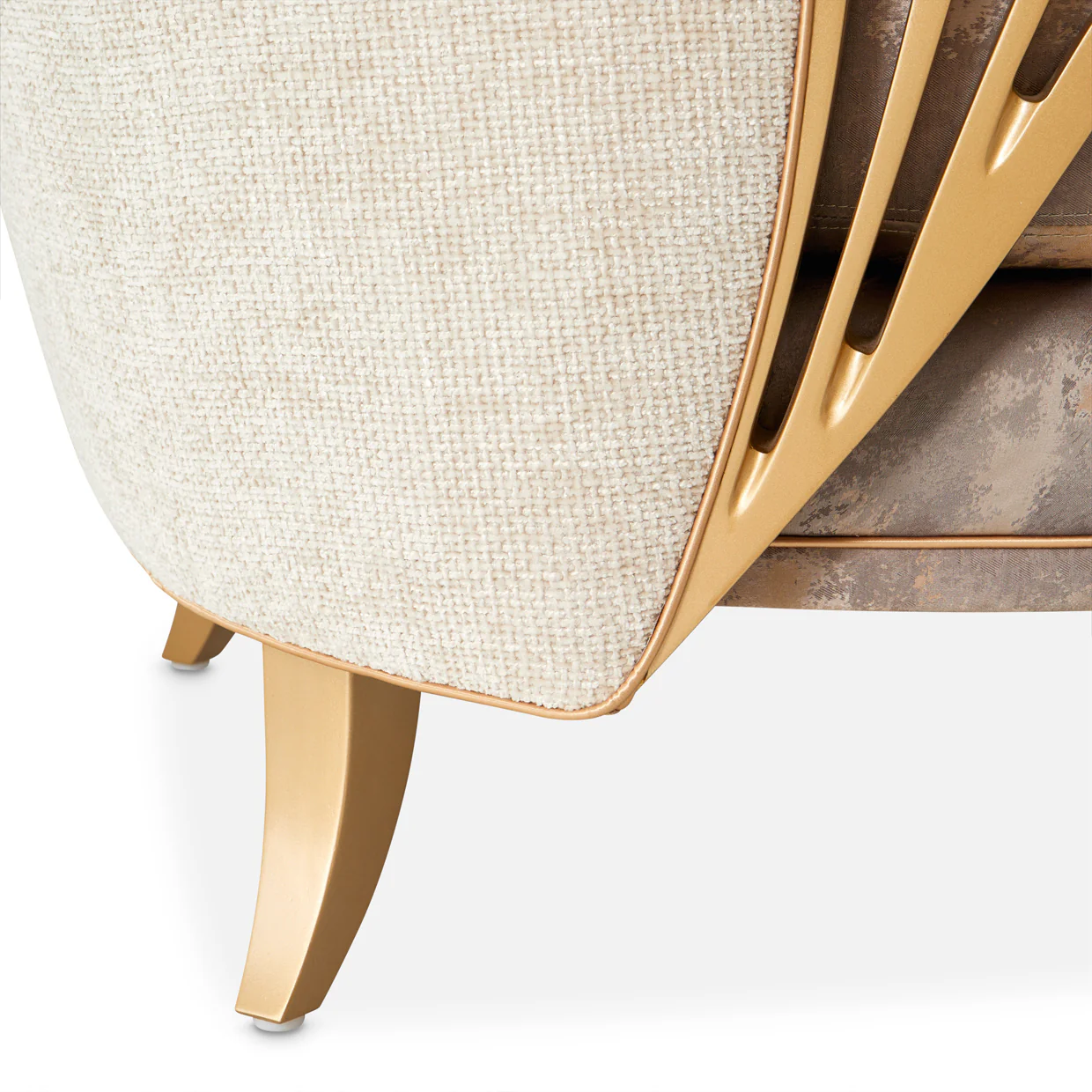 Michael Amini La Terrazza Accent Chair Light Champagne - Image 14