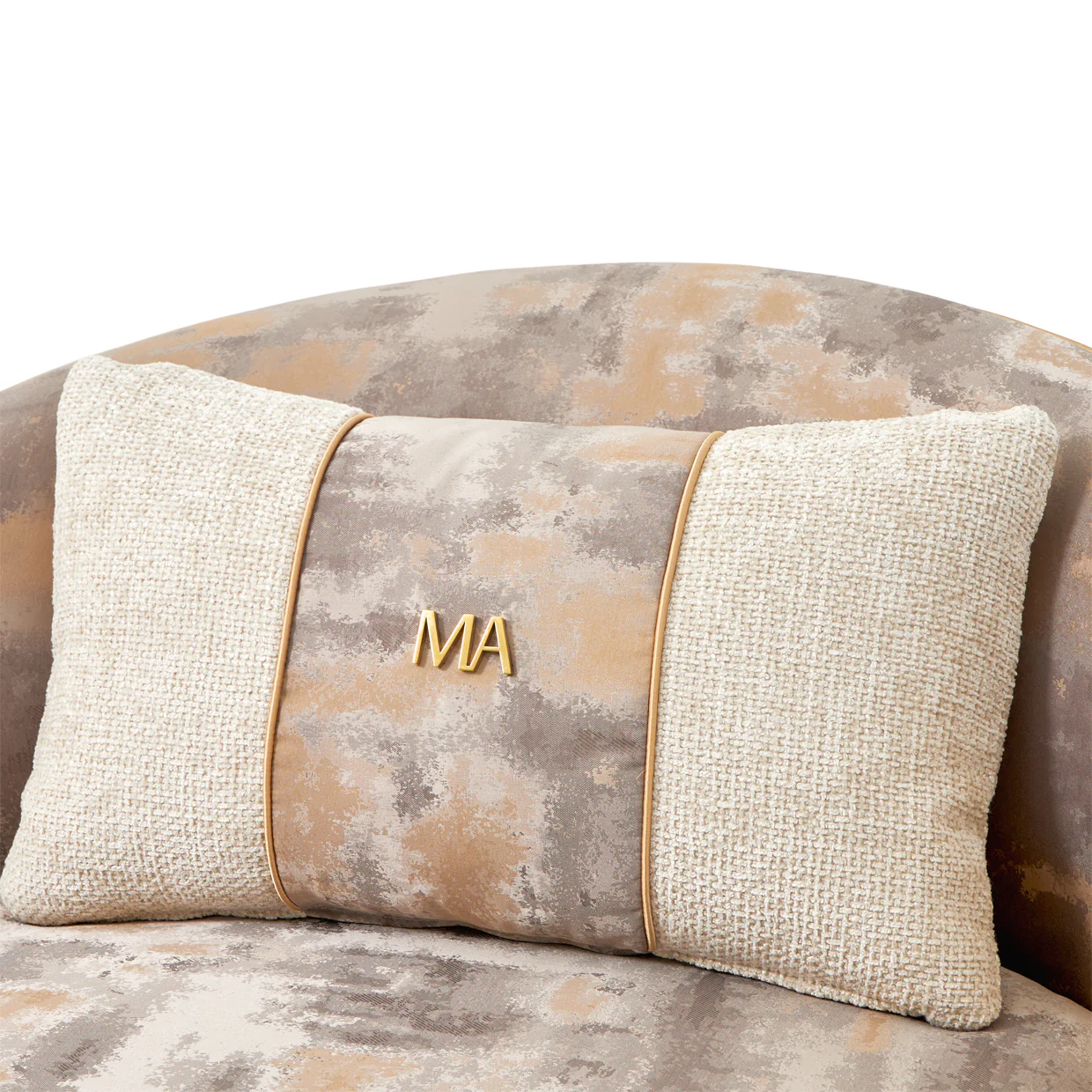 Michael Amini La Terrazza Accent Chair Light Champagne - Image 17