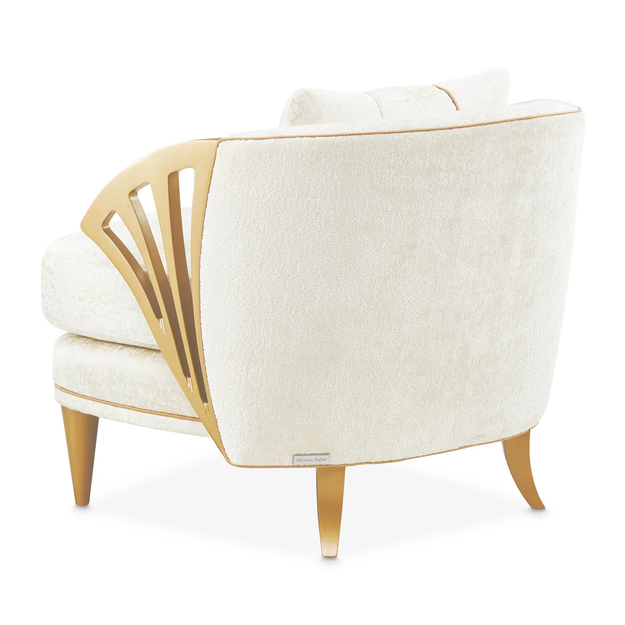 Michael Amini La Terrazza Accent Chair Light Champagne - Image 22