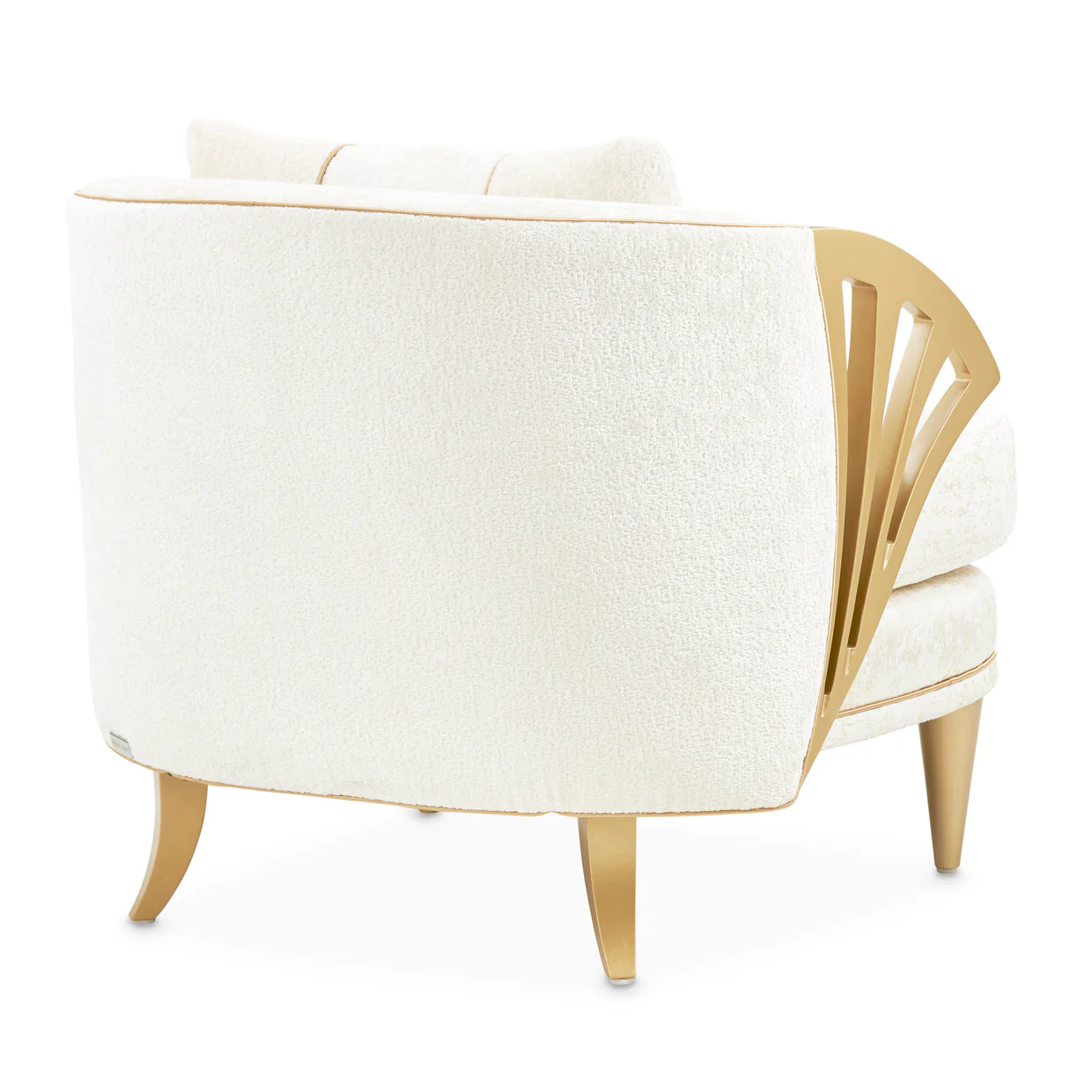 Michael Amini La Terrazza Accent Chair Light Champagne - Image 24