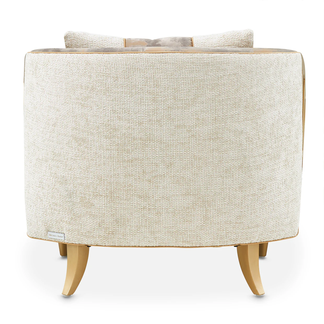 Michael Amini La Terrazza Accent Chair Light Champagne - Image 4