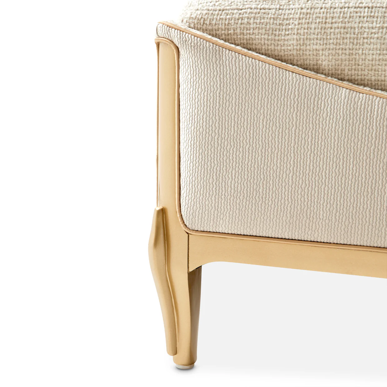 Michael Amini La Terrazza Chaise Light Champagne - Image 11