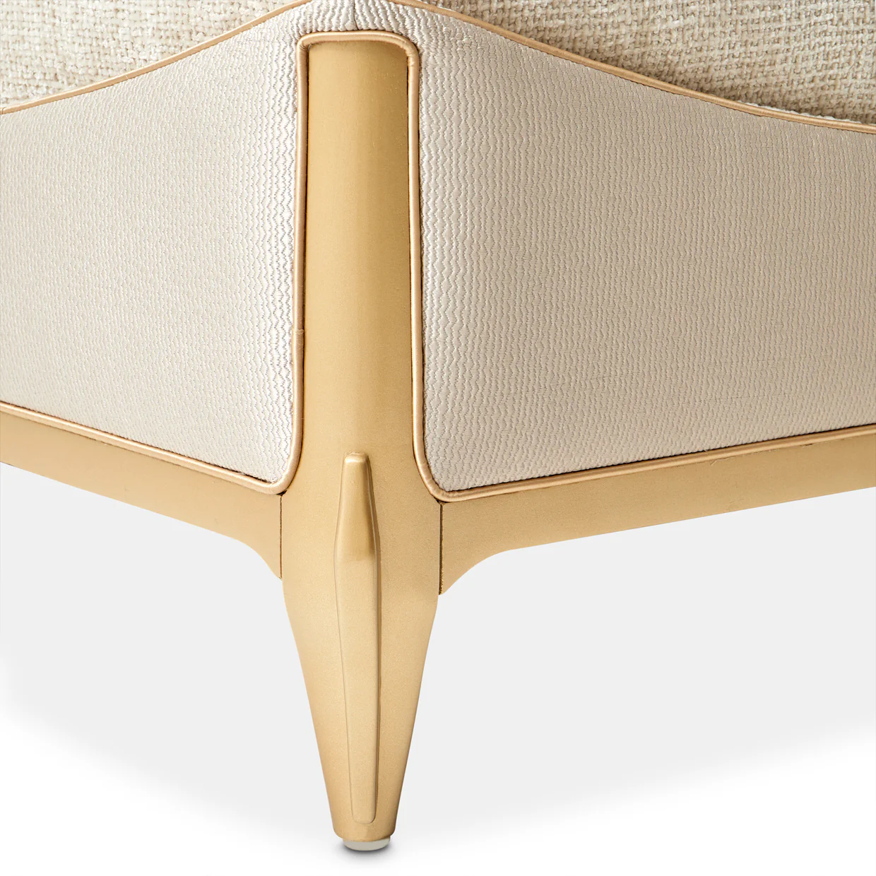 Michael Amini La Terrazza Chaise Light Champagne - Image 12