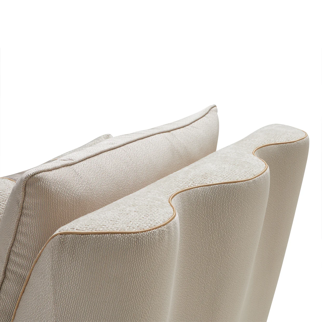 Michael Amini La Terrazza Chaise Light Champagne - Image 13