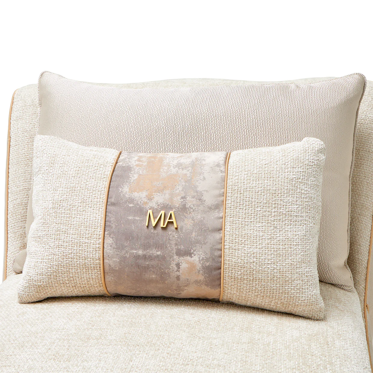 Michael Amini La Terrazza Chaise Light Champagne - Image 17