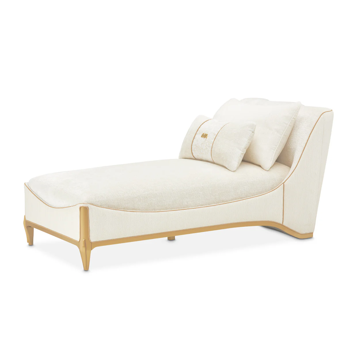 Michael Amini La Terrazza Chaise Light Champagne - Image 20