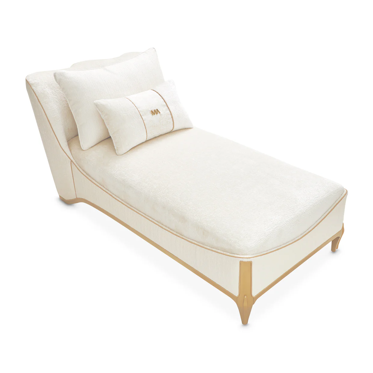Michael Amini La Terrazza Chaise Light Champagne - Image 21