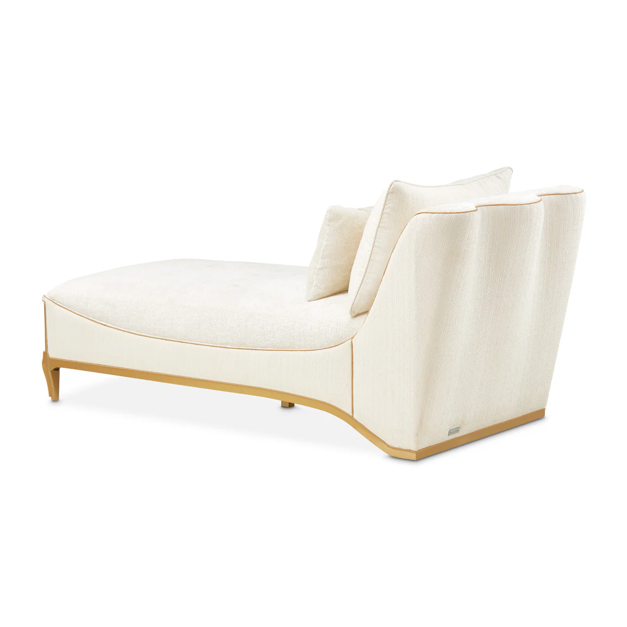 Michael Amini La Terrazza Chaise Light Champagne - Image 25