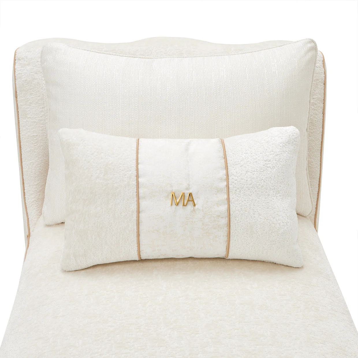 Michael Amini La Terrazza Chaise Light Champagne - Image 33