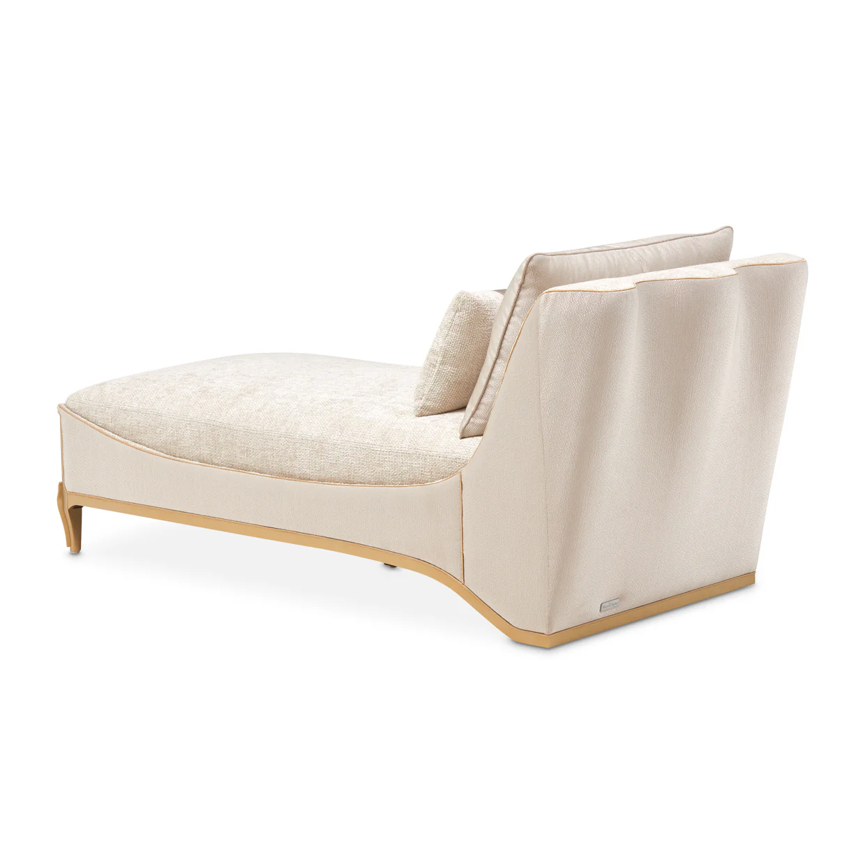 Michael Amini La Terrazza Chaise Light Champagne - Image 4