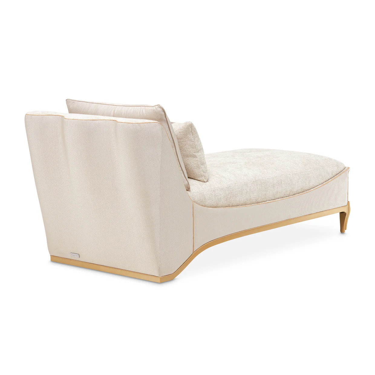 Michael Amini La Terrazza Chaise Light Champagne - Image 6