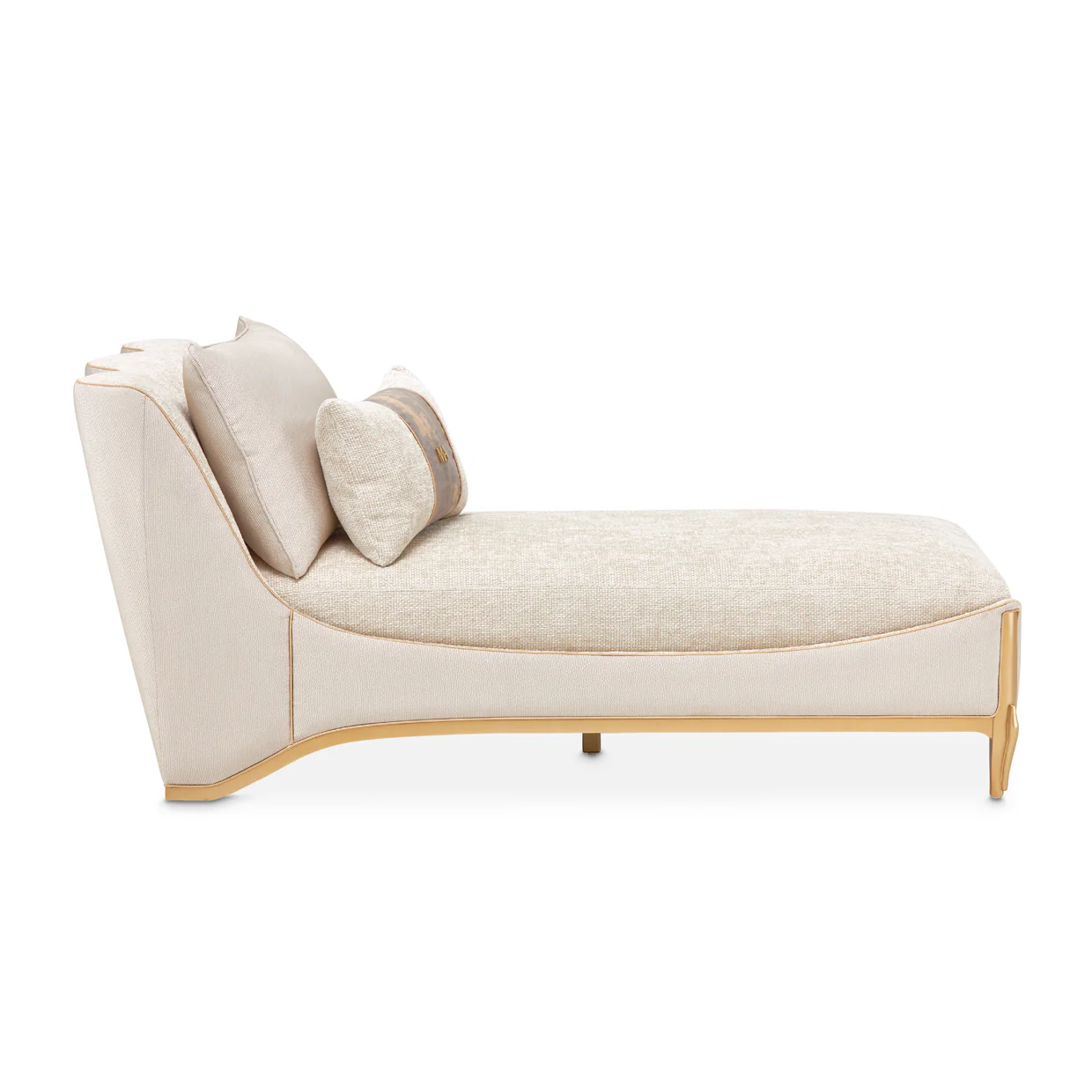 Michael Amini La Terrazza Chaise Light Champagne - Image 7