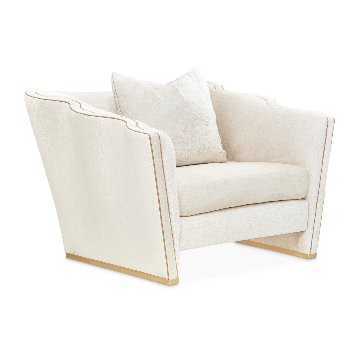 Michael Amini La Terrazza Matching Chair Light Champagne - Image 25