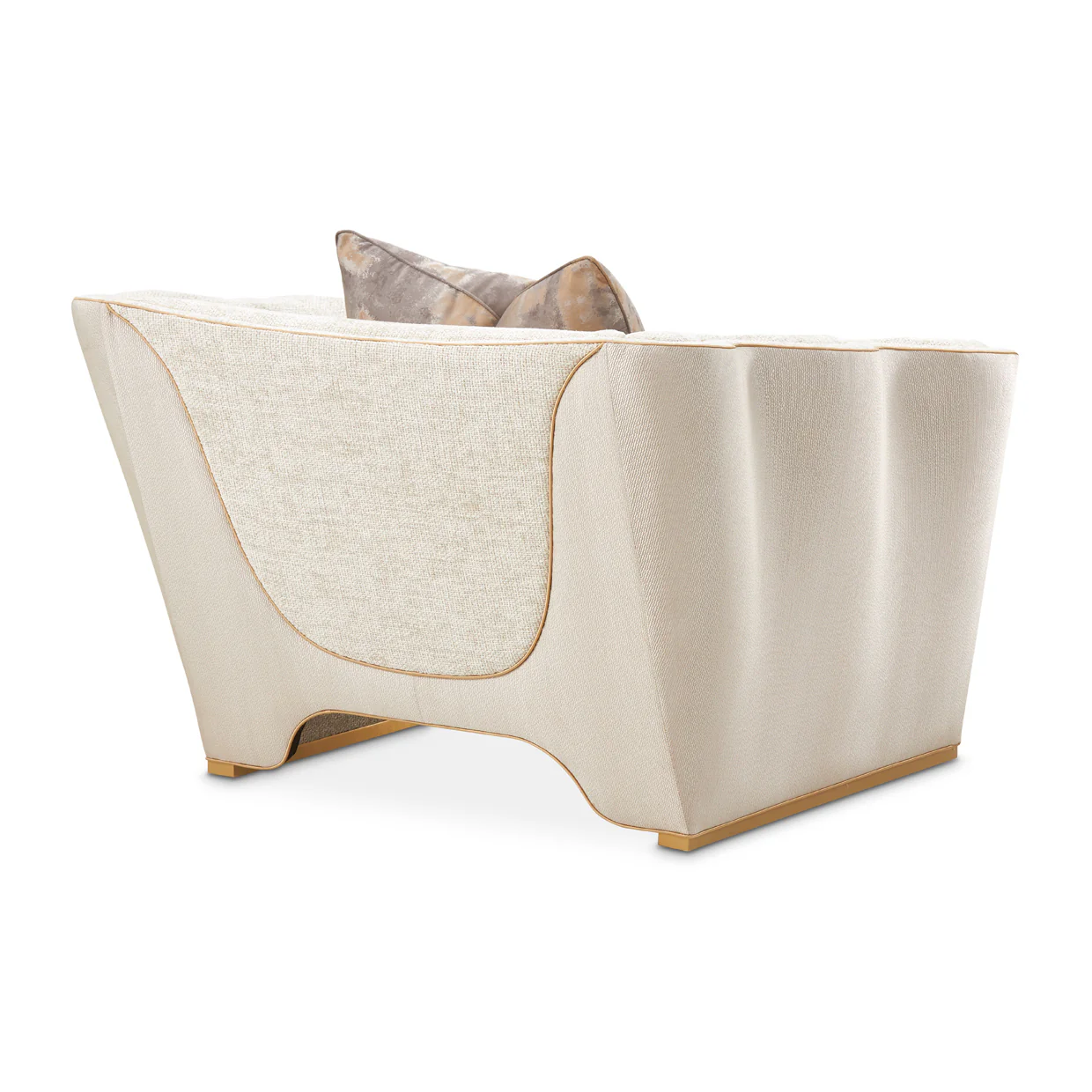 Michael Amini La Terrazza Matching Chair Light Champagne - Image 6