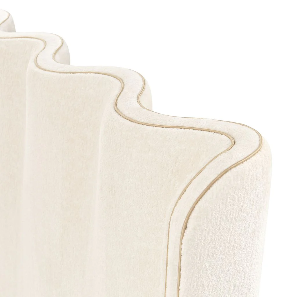 Michael Amini La Terrazza Panel Bed - Creamy Pearl - Image 11