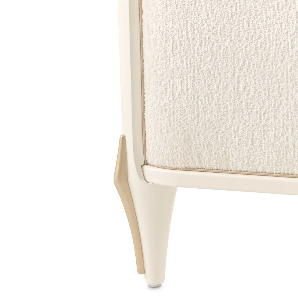 Michael Amini La Terrazza Panel Bed - Creamy Pearl - Image 13