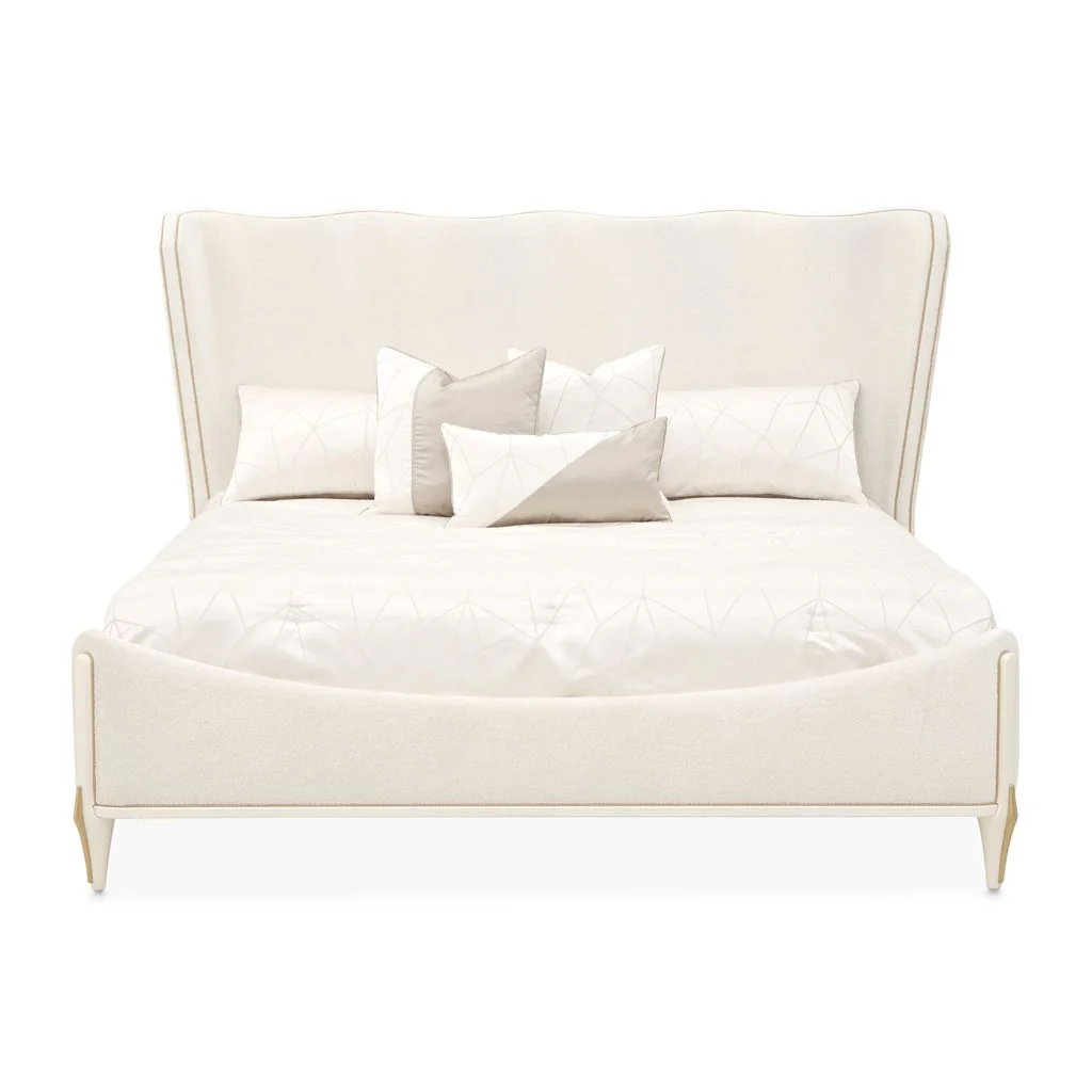 Michael Amini La Terrazza Panel Bed - Creamy Pearl - Image 3