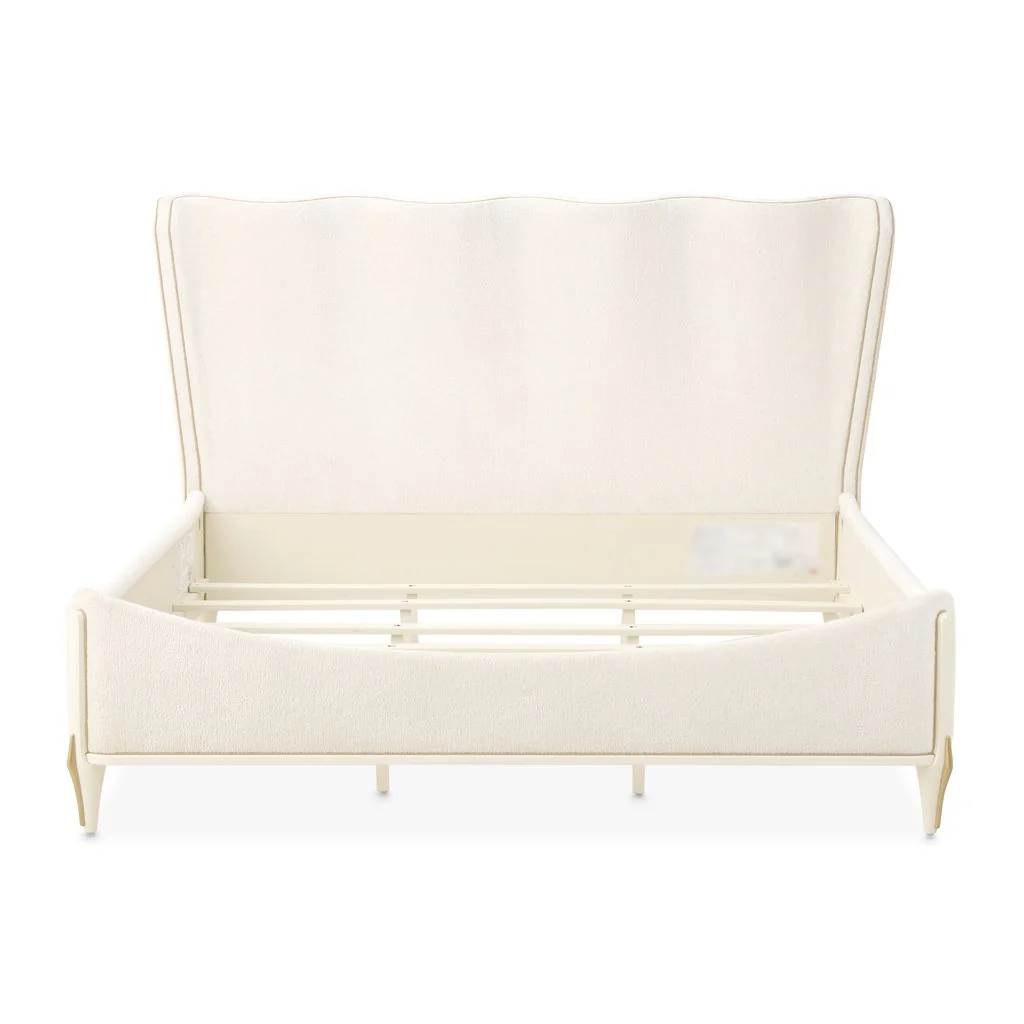 Michael Amini La Terrazza Panel Bed - Creamy Pearl - Image 5