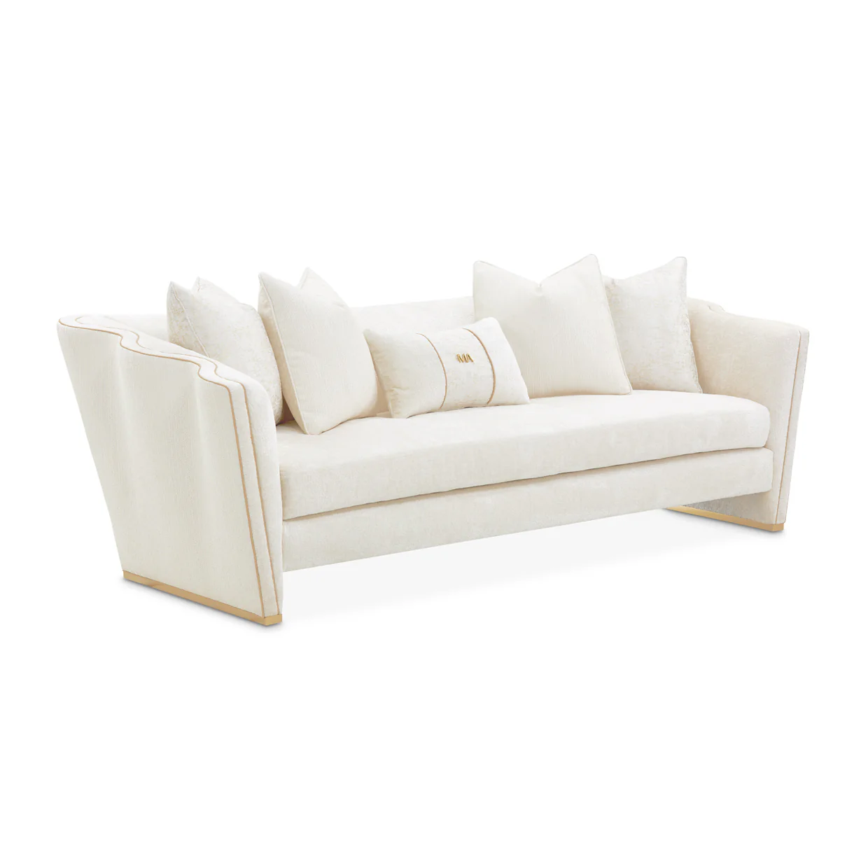 Michael Amini La Terrazza Sofa Light Champagne - Image 23