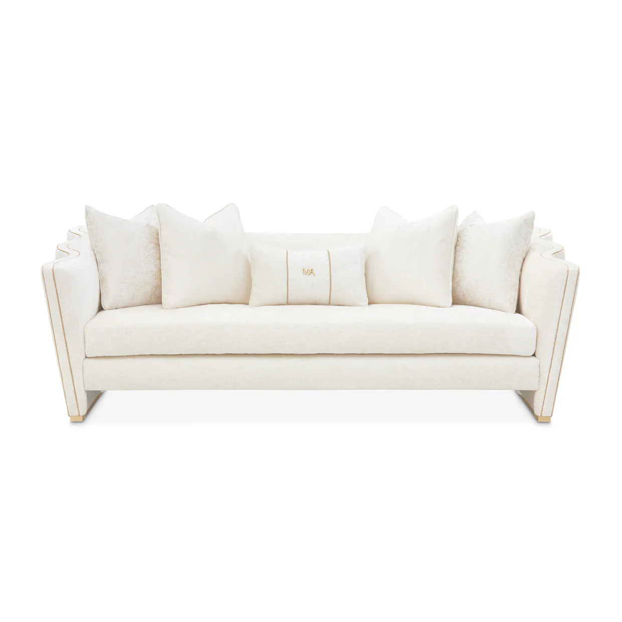 Michael Amini La Terrazza Sofa Light Champagne - Image 24
