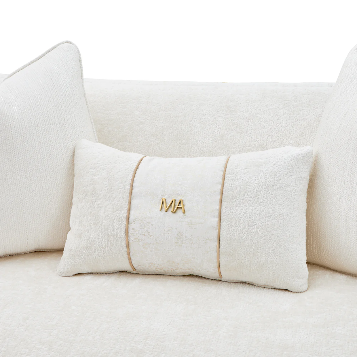 Michael Amini La Terrazza Sofa Light Champagne - Image 29