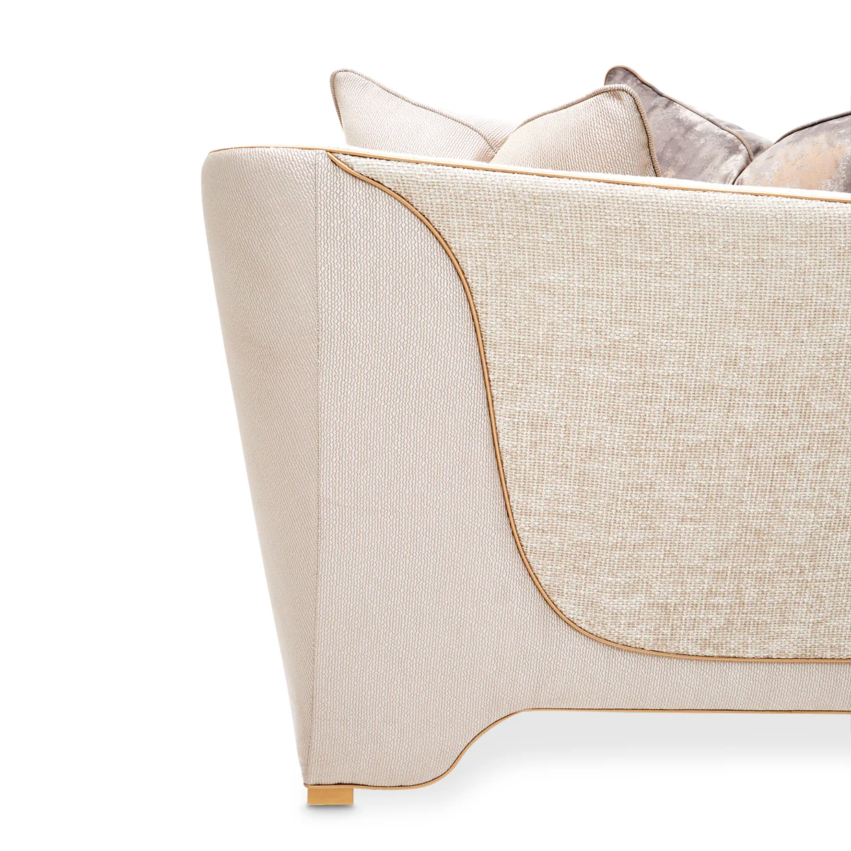 Michael Amini La Terrazza Sofa Light Champagne - Image 9