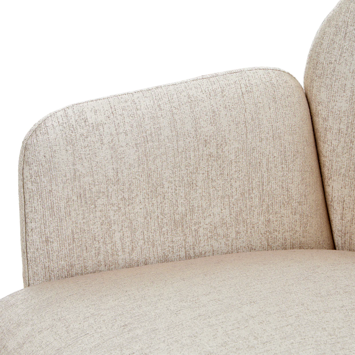 Michael Amini Lisbon Asmb. Arm Chair Silken Matte Cream - Image 16