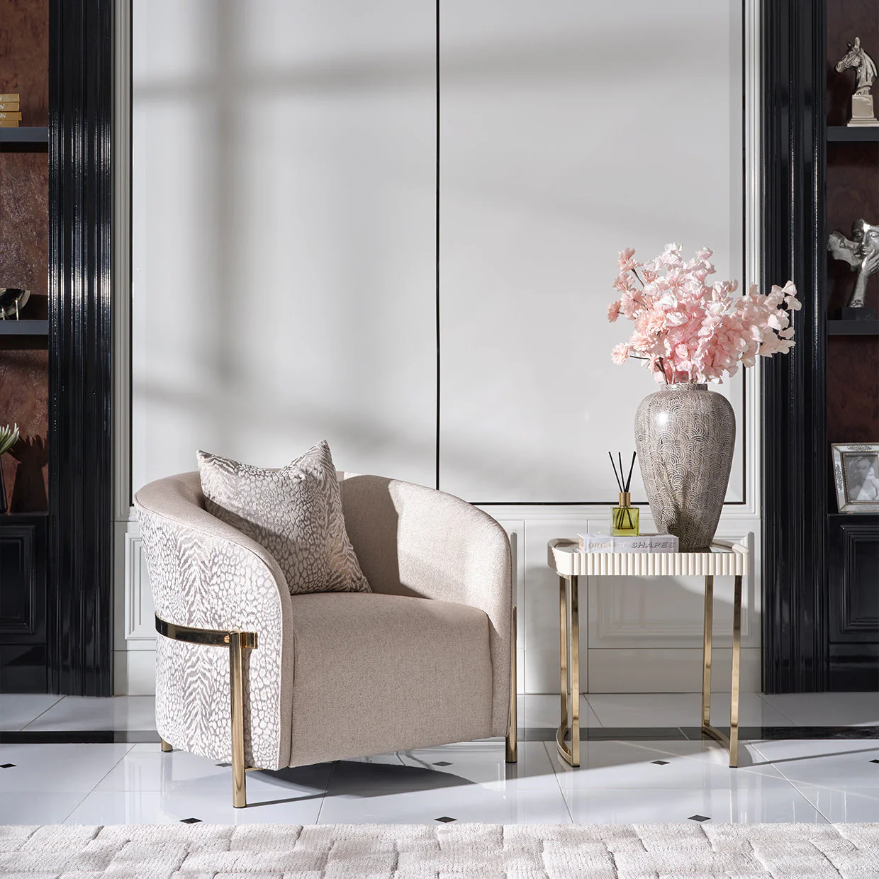 Michael Amini Lisbon Chair - Image 15