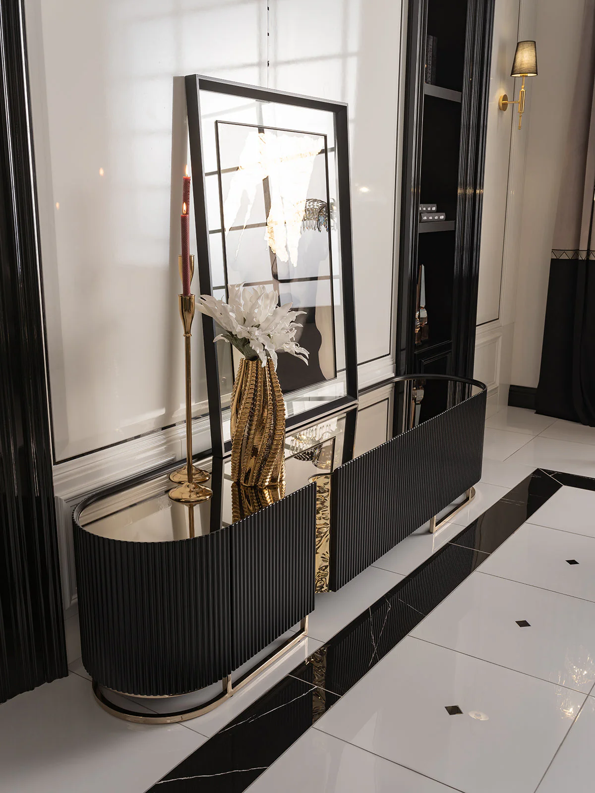 Michael Amini Lisbon Console Table - Image 17