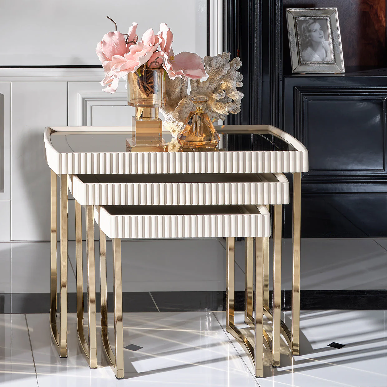 Michael Amini Lisbon Nesting Tables - Image 2