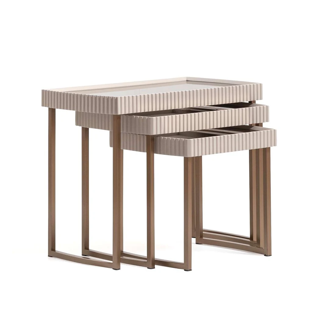 Michael Amini Lisbon Nesting Tables - Image 23