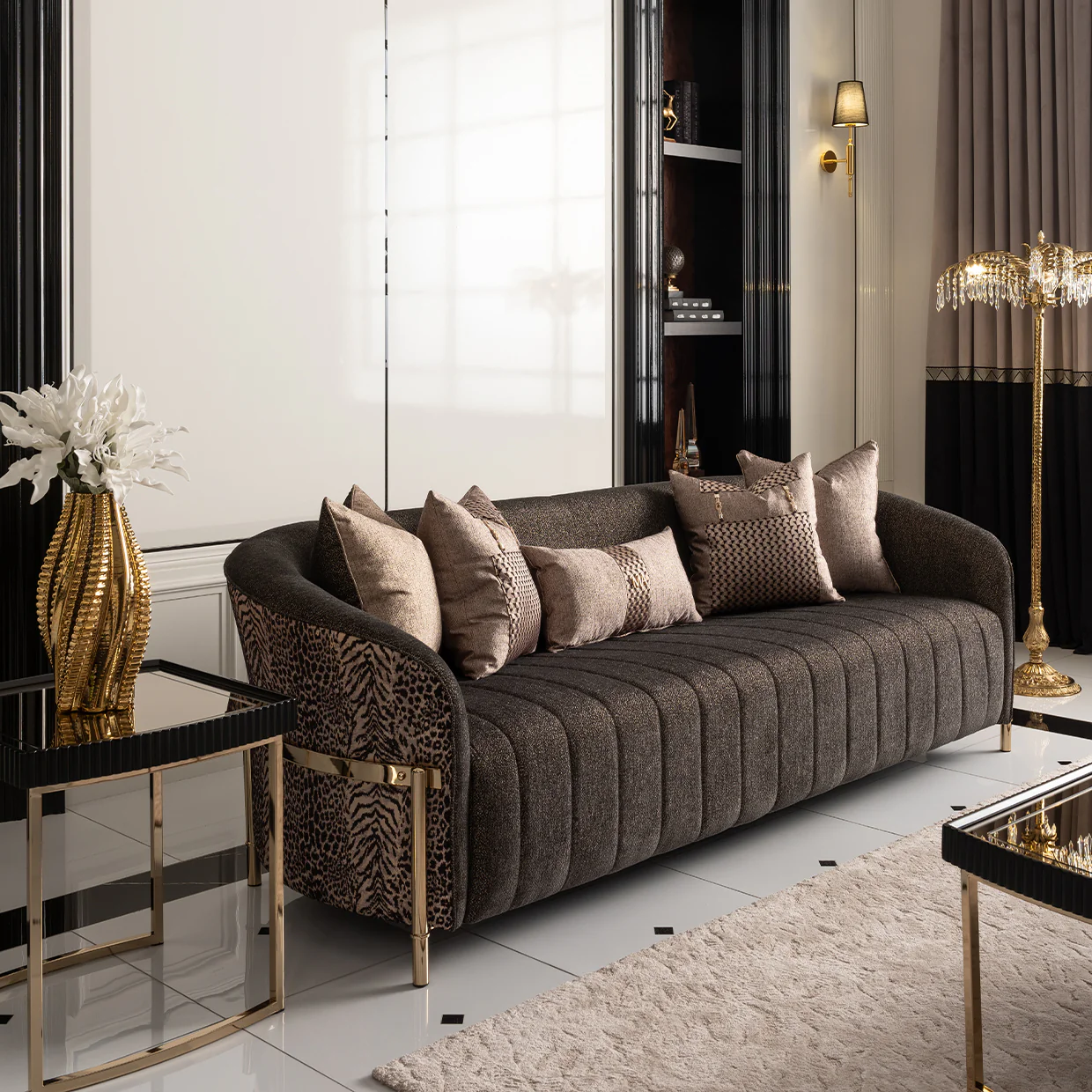 Michael Amini Lisbon Sofa - Image 3