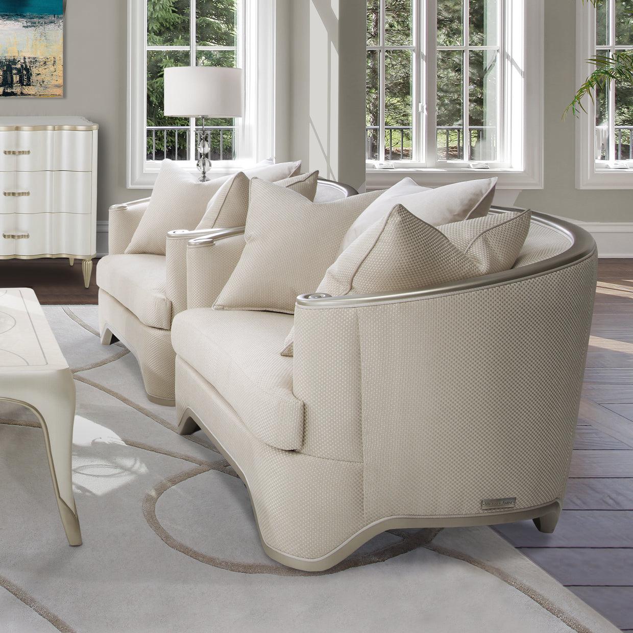 Michael Amini London Place Accent Chair A Half - Image 2