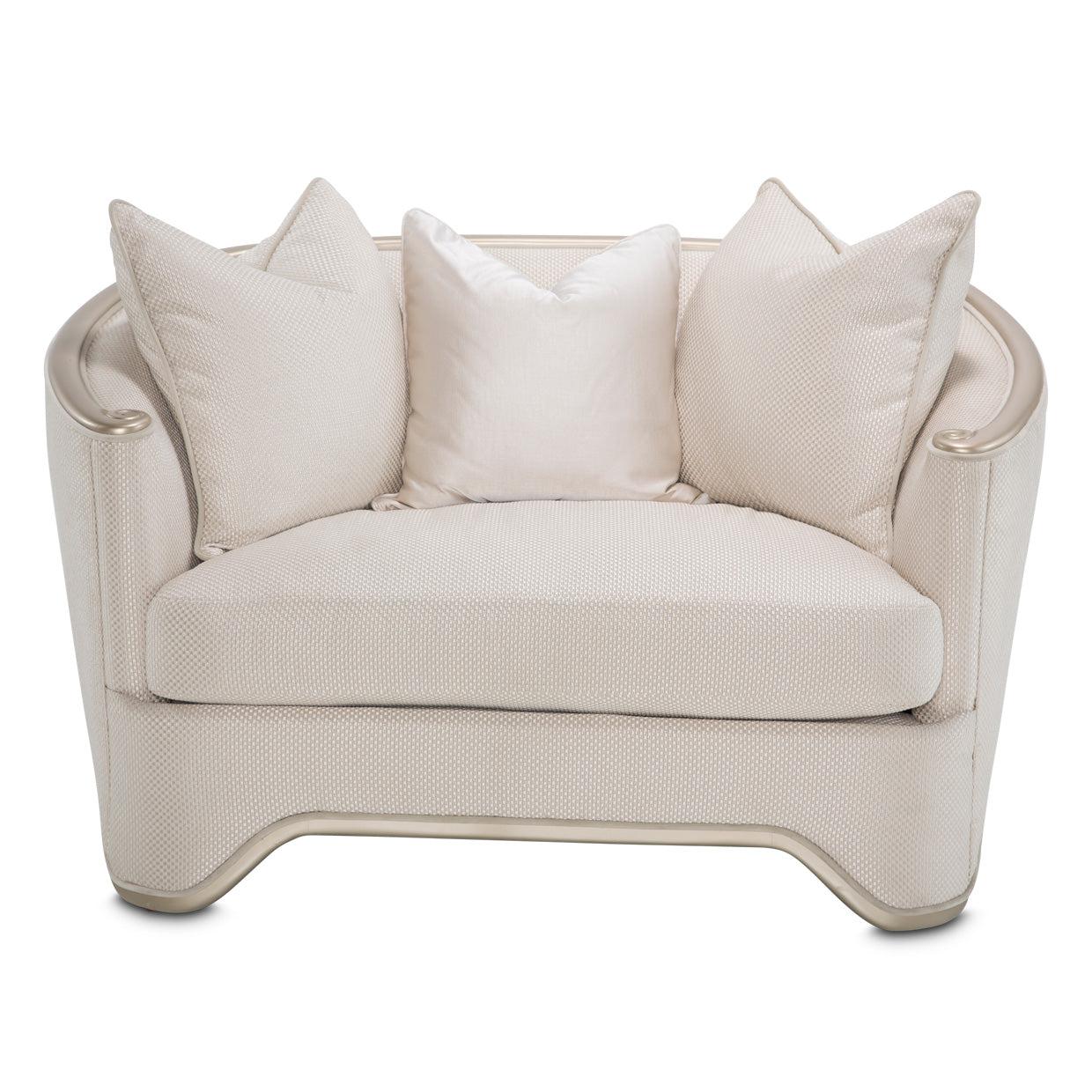 Michael Amini London Place Accent Chair A Half - Image 4