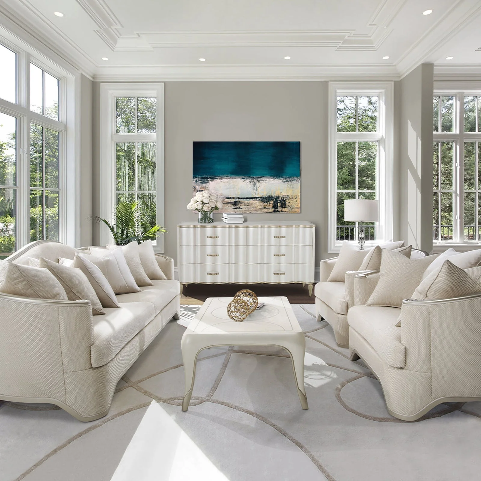 Michael Amini London Place Storage Dresser - Image 3