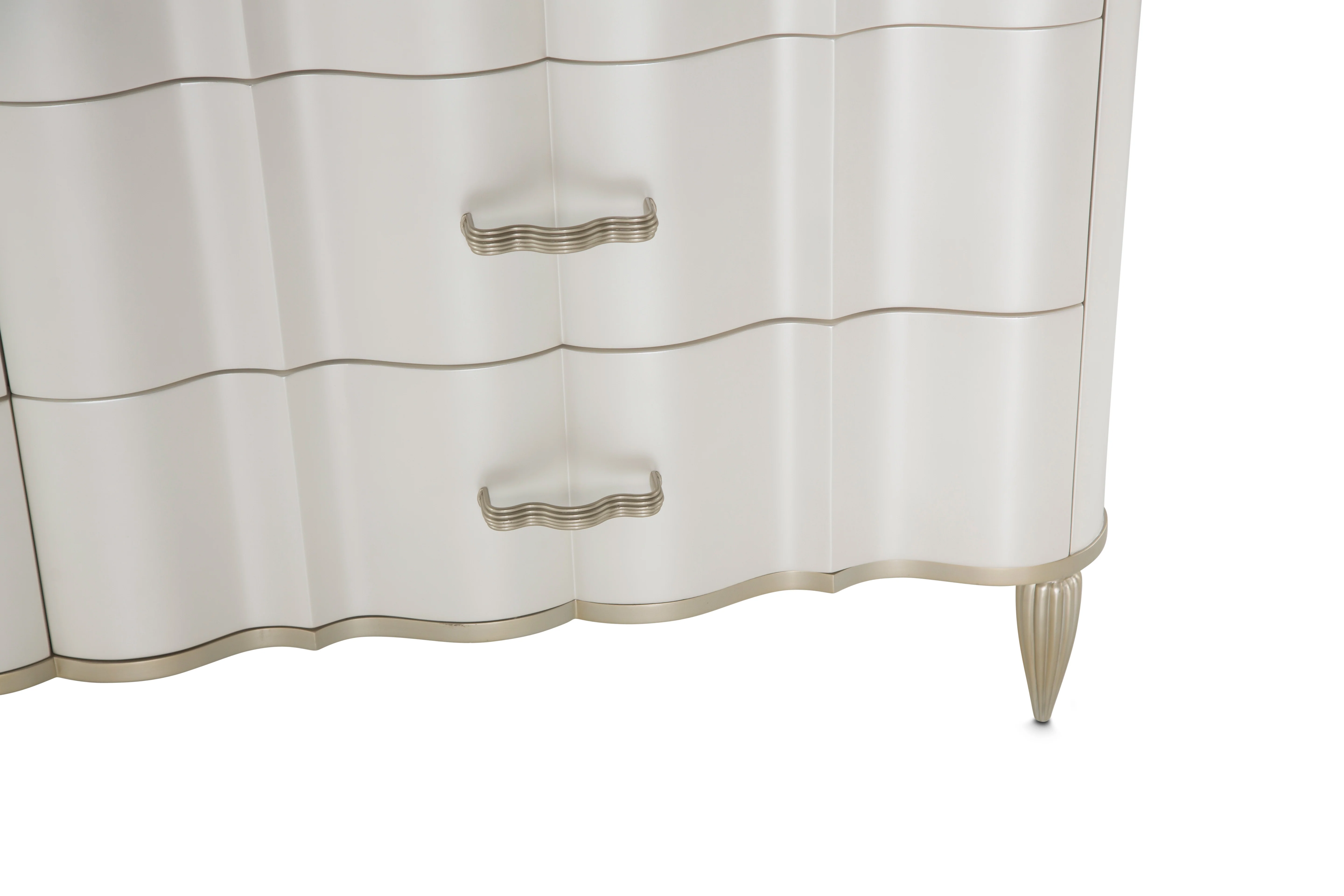 Michael Amini London Place Dresser with Mirror - Creamy Pearl - Image 5