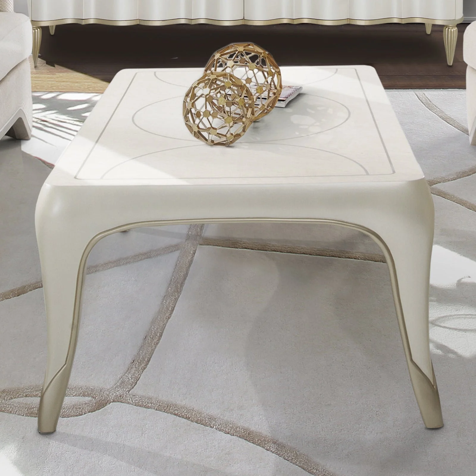 Michael Amini London Place Rectangular Cocktail Table - Image 3
