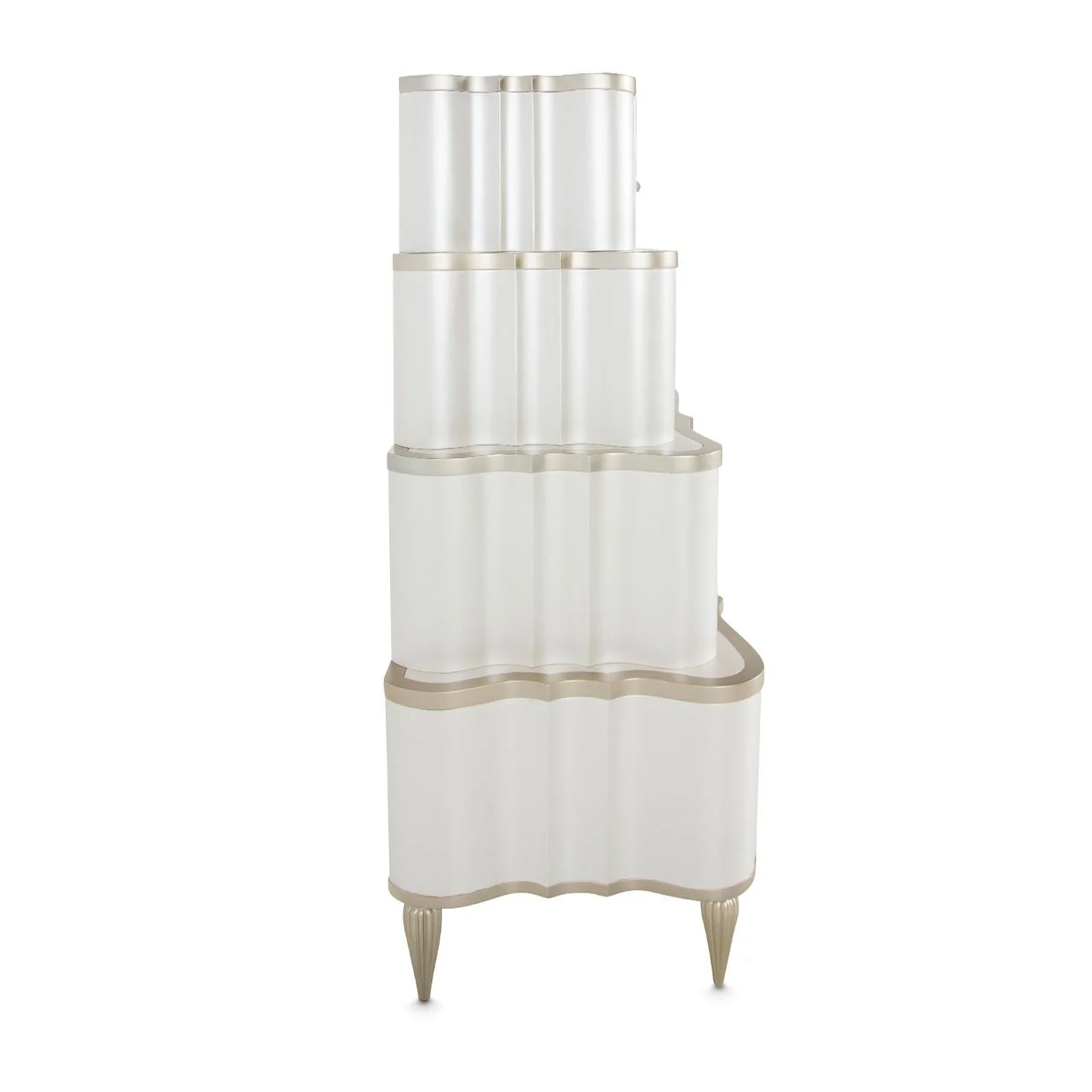 Michael Amini London Place Tiered 6 Drawer Storage Cabinets Chest - Image 4