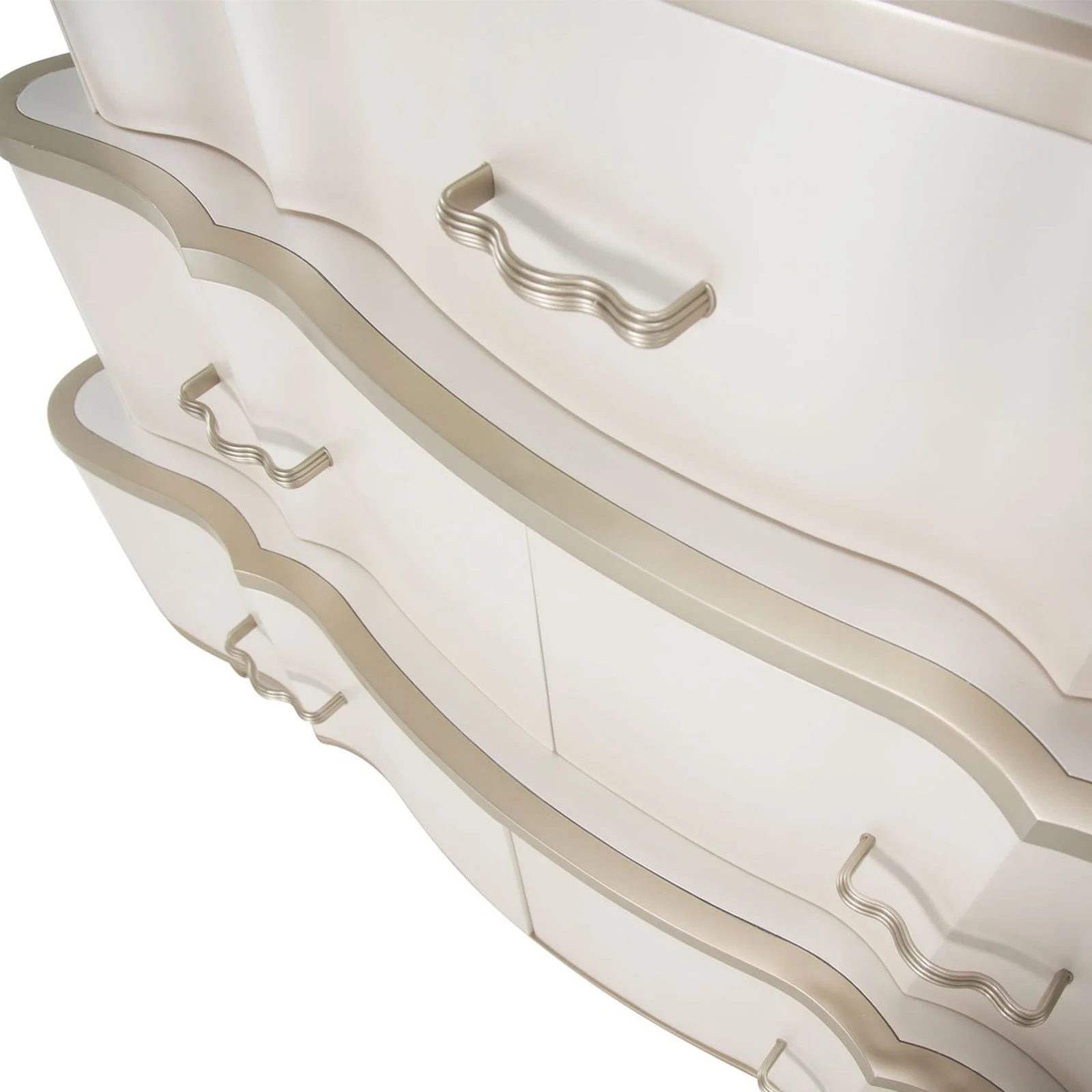 Michael Amini London Place Tiered 6 Drawer Storage Cabinets Chest - Image 5