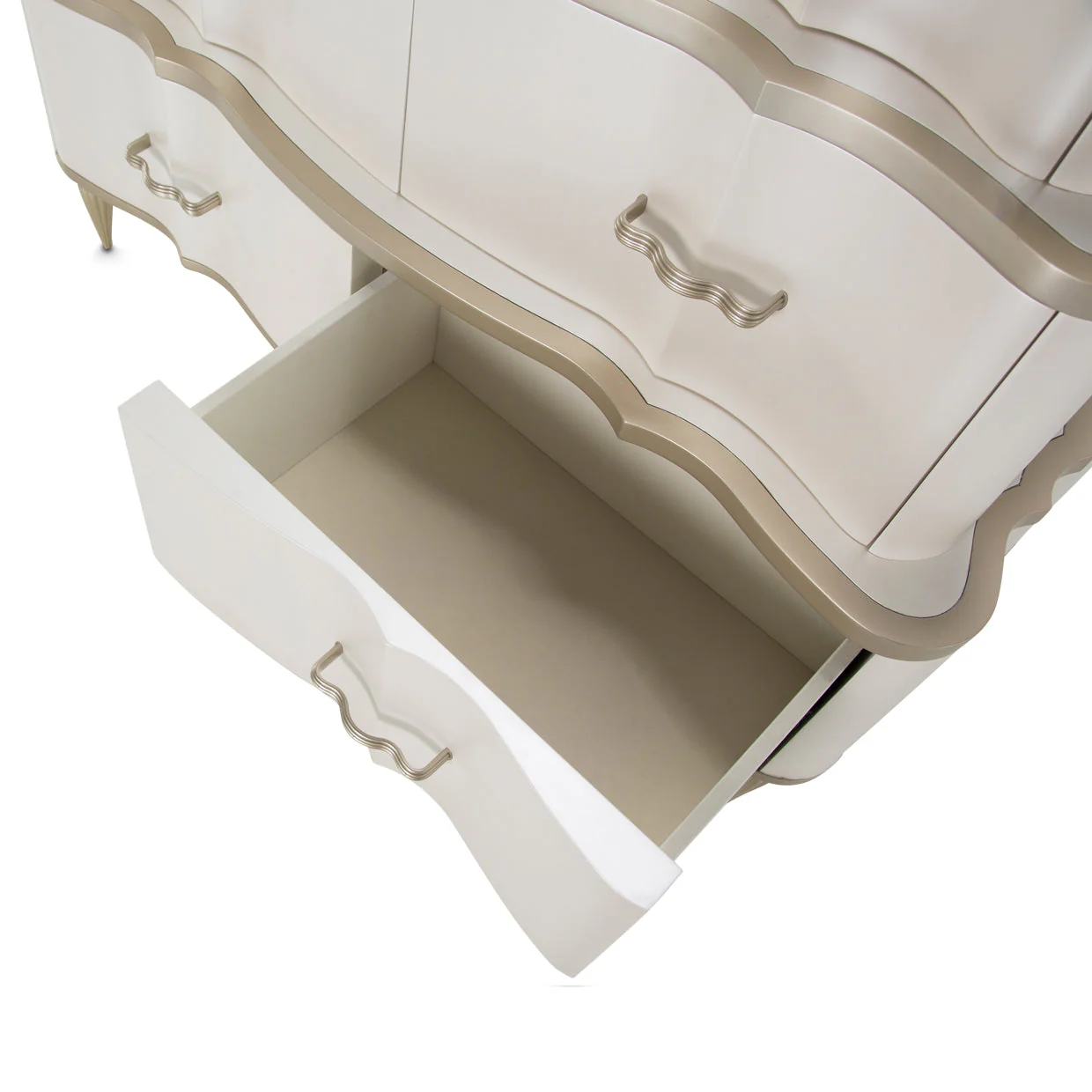 Michael Amini London Place Tiered 6 Drawer Storage Cabinets Chest - Image 6