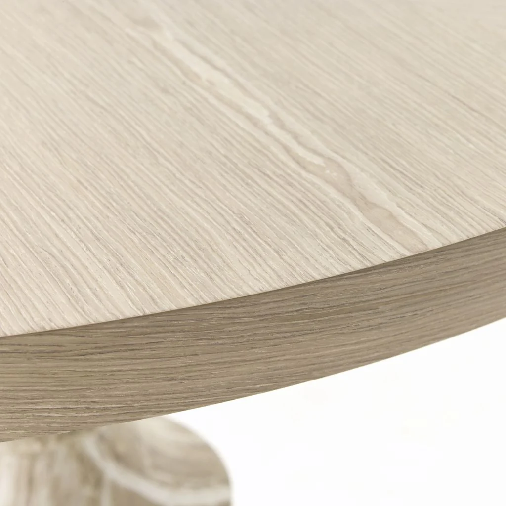 Michael Amini Lotus Bay 40" Round Gathering Table - Sand - Image 6