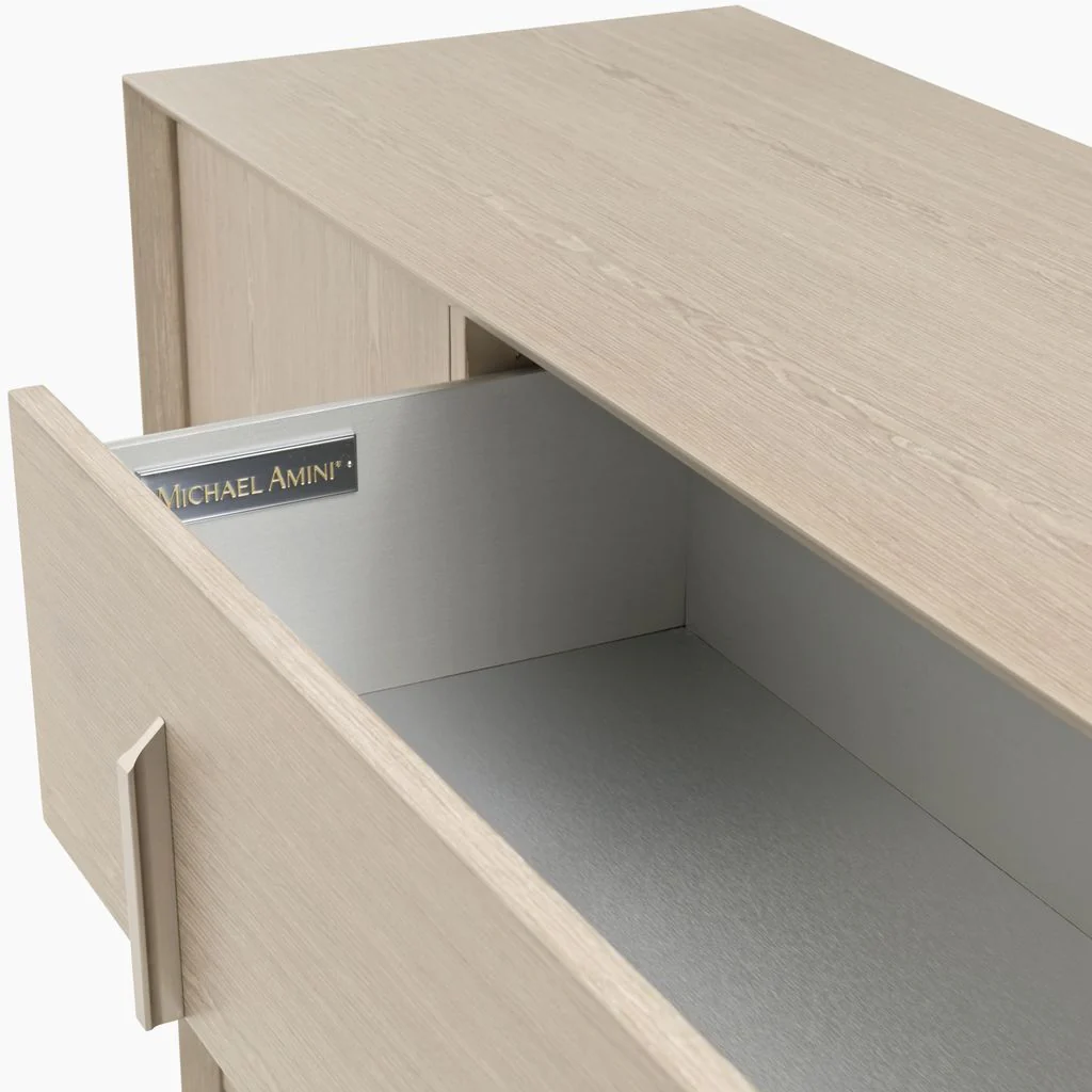 Michael Amini Lotus Bay 5-Drawer Chest - Sand - Image 10