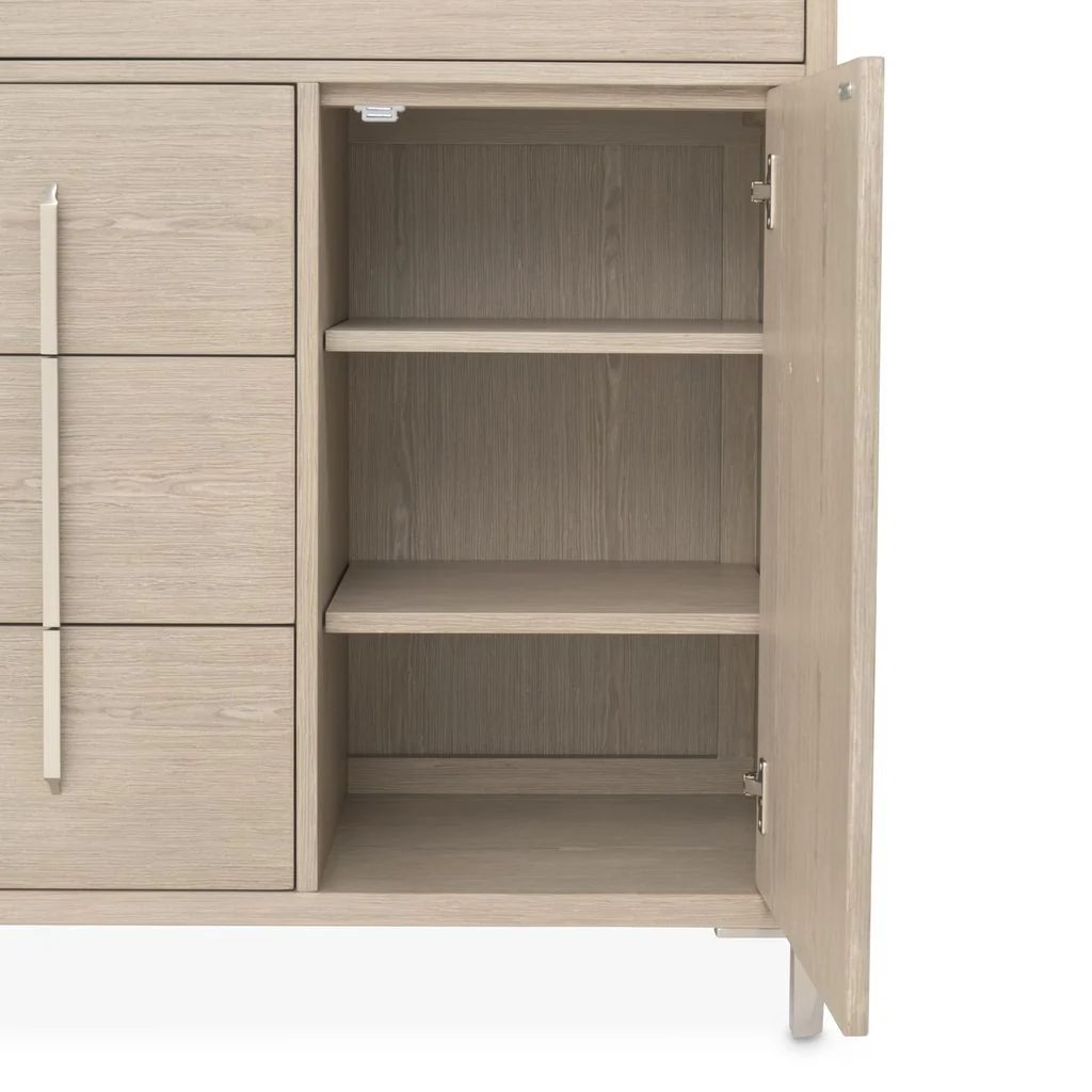 Michael Amini Lotus Bay 5-Drawer Chest - Sand - Image 13
