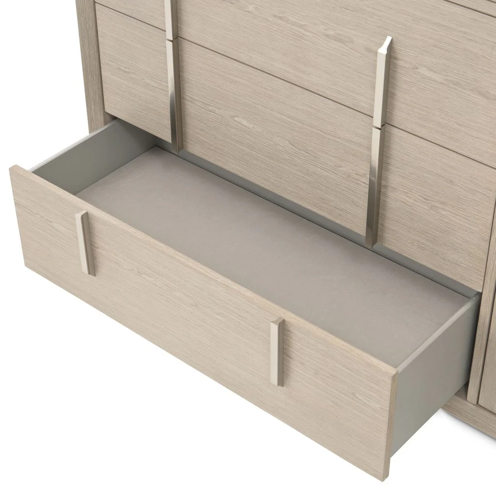 Michael Amini Lotus Bay 5-Drawer Chest - Sand - Image 7