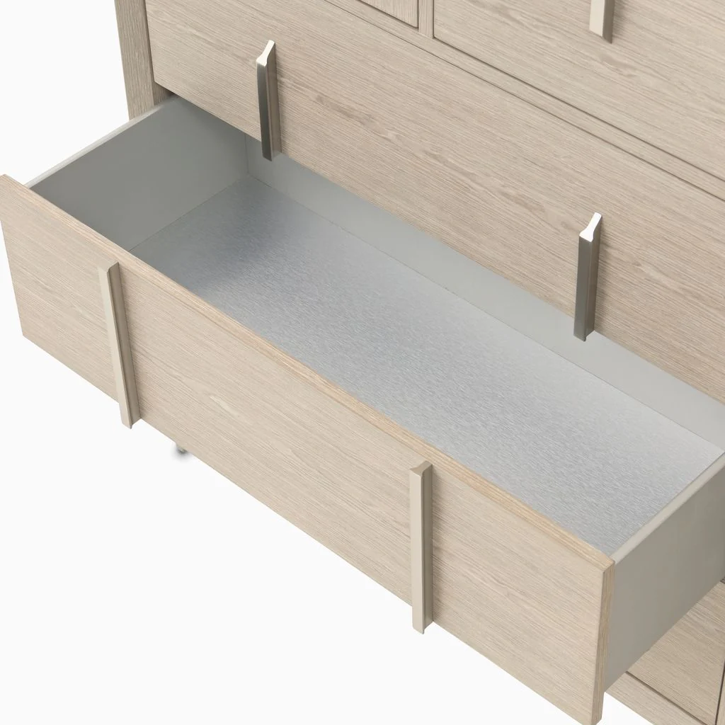 Michael Amini Lotus Bay 5-Drawer Chest - Sand - Image 8