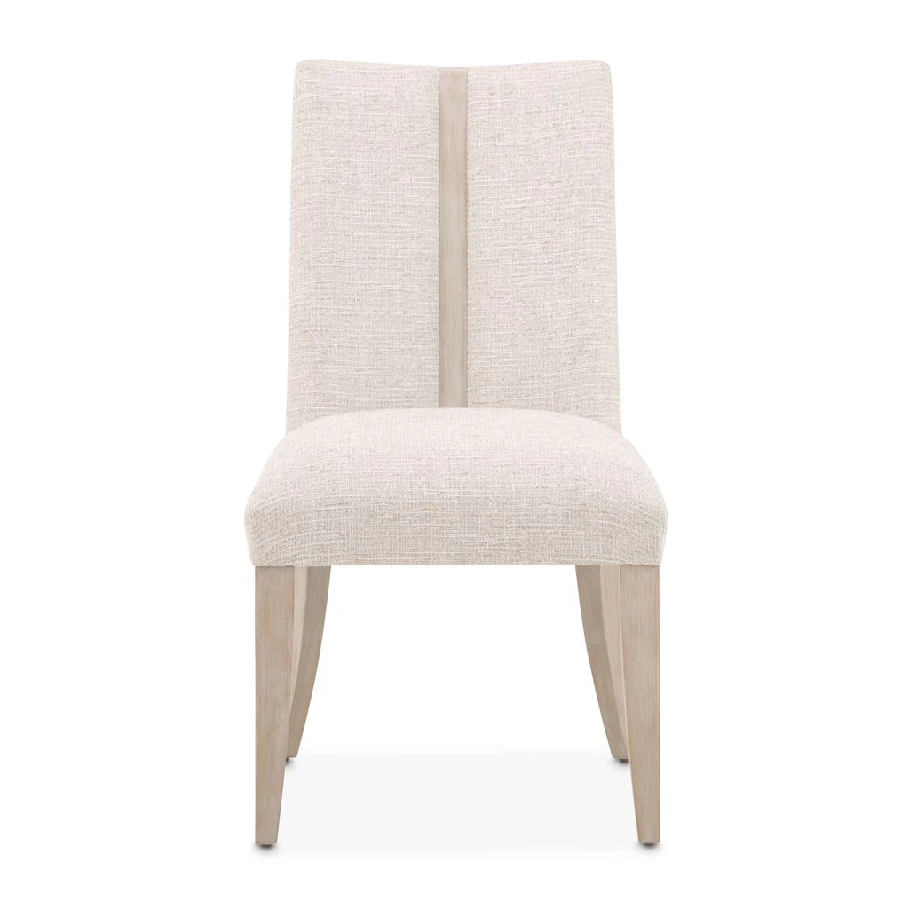 Michael Amini Lotus Bay Dining Side Chair - Sand - Set of 2 - Image 10
