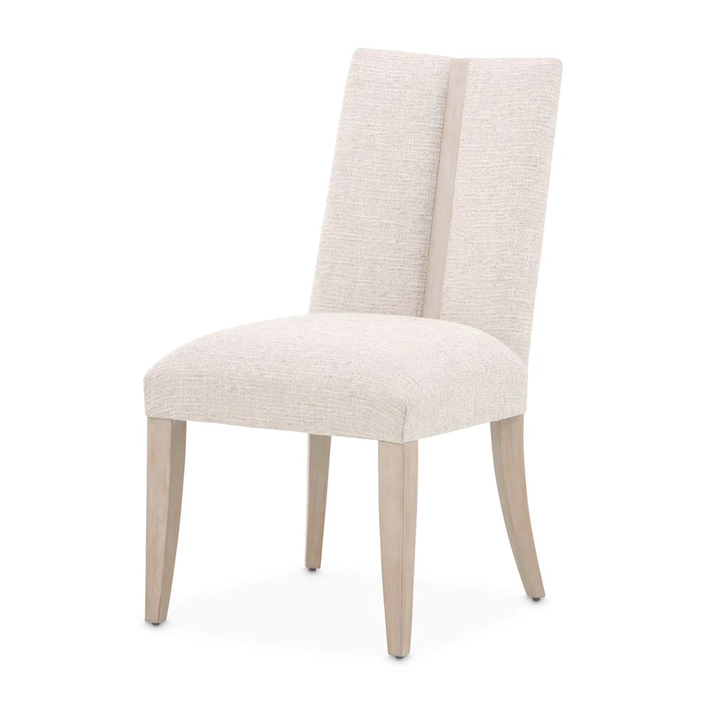 Michael Amini Lotus Bay Dining Side Chair - Sand - Set of 2 - Image 11