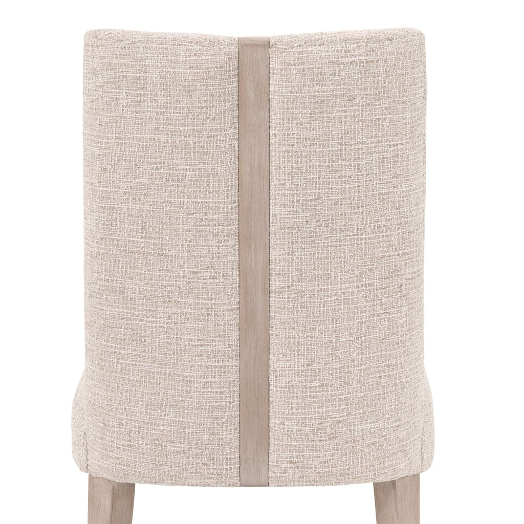 Michael Amini Lotus Bay Dining Side Chair - Sand - Set of 2 - Image 3