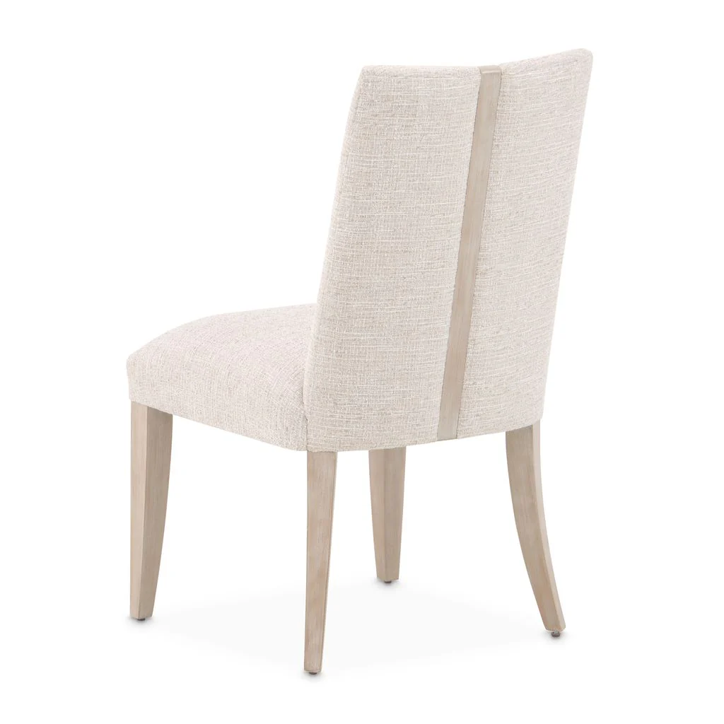 Michael Amini Lotus Bay Dining Side Chair - Sand - Set of 2 - Image 5